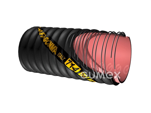 DRILL T714HA, 51/63mm, 5bar/-1,0bar, NR/SBR-NR, -30°C/+80°C, schwarz, 